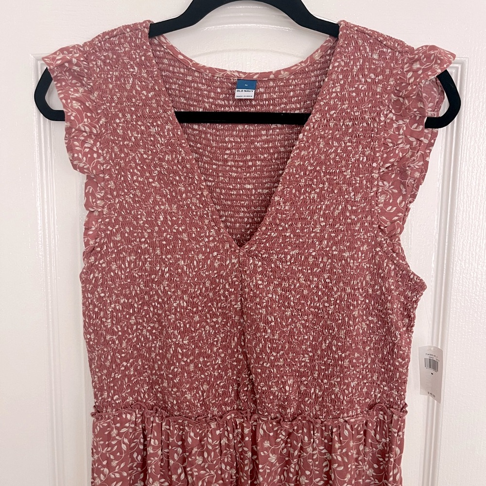 Dusty pink floral dress NWT